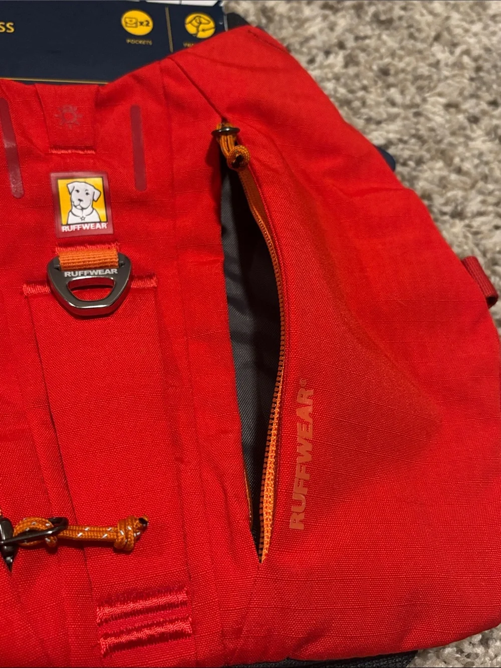 NWT Ruffwear Switchbak Dog Harness XS Red
